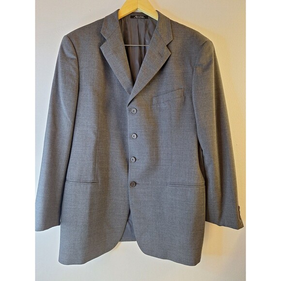 Vtg‎ SAKS FIFTH AVENUE MANI Blazer Men;s Sz 42R Wool Blend Office Academia USA